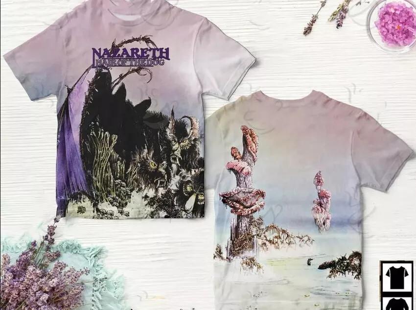 Nazareth Rock Band Hair Of The Dog Album Cover AOP 3D T-shirt XXXXL