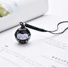 New Design 1 Piece  Metal Cat Bell Mobile Phone Charms Cute Anime Keychains USB Flash Drive Lanyard Strap