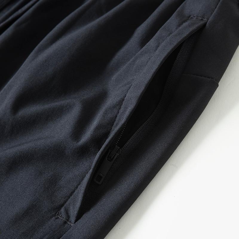 Li-Ning Summer Sports Pants Ice Silk Quick-Dry Breathable Long Pants Men bottoms Black AYKW525