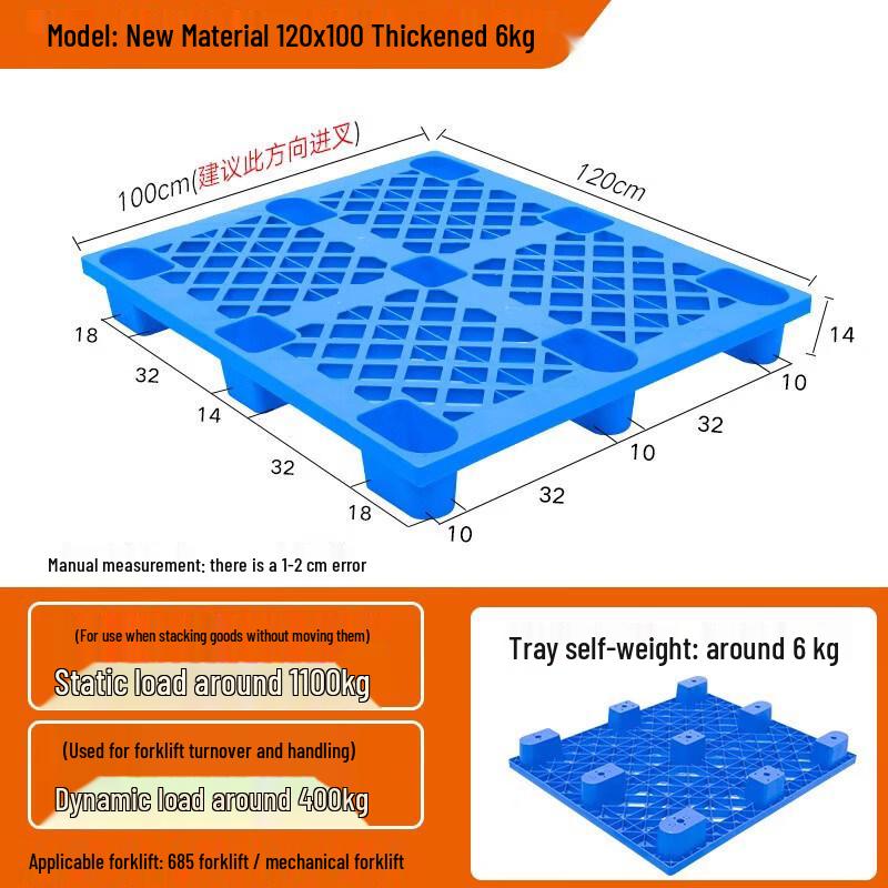 Heavy-Duty Industrial Plastic Pallet