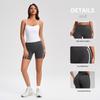 Pantaloncini da Yoga da Donna a Vita Alta con Controllo Pancia - Sollevamento Glutei, Vestibilità Elastica per Fitness all'Aperto