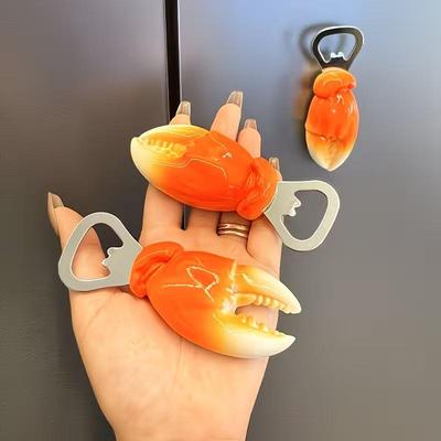 Krabbenkralle Magnetischer Flaschenöffner – Kreativer Kühlschrankmagnet Öffnet Bier- & Limoflaschen, Lustiges & Funktionales Küchengerät für Zuhause