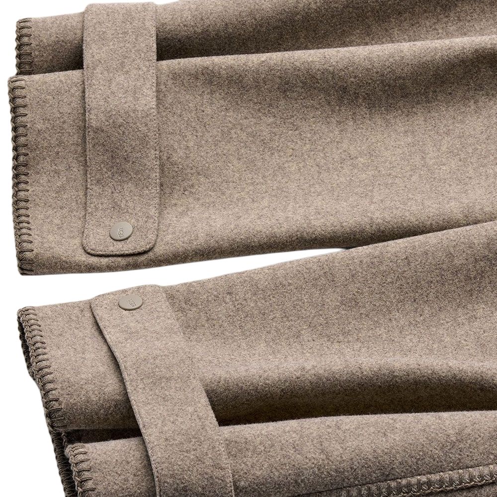 UGG FW25 Knoflíkový boční kapsa Prošívané Dlouhé ležérní kalhoty Dámské kalhoty 1172214-GRHE