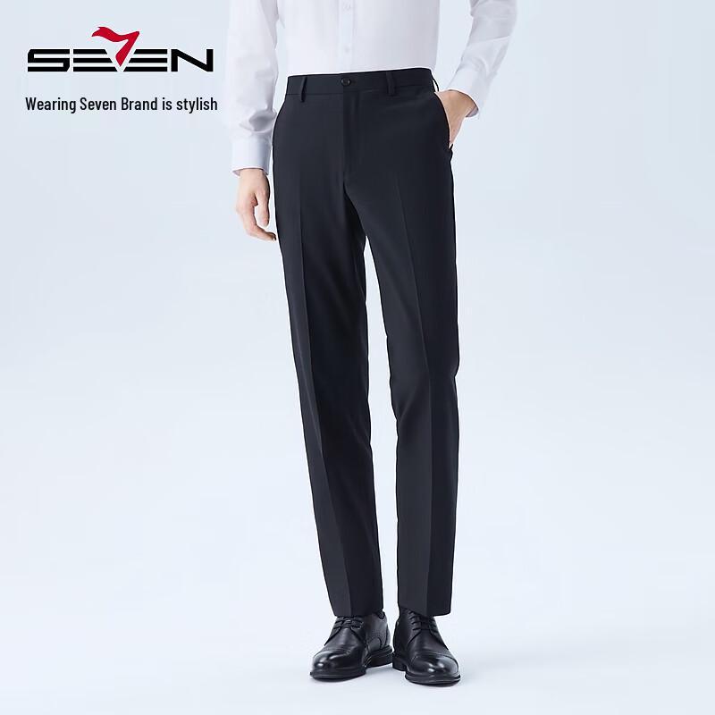 Seven Brand Men s Wrinkle-Free Business Slim Fit Trousers 30
