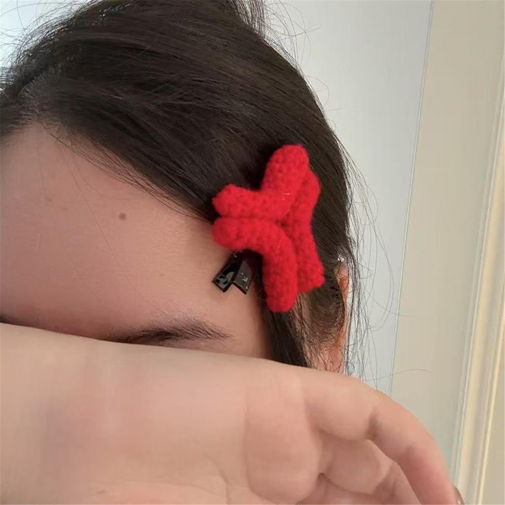 Funny Angry Expression/Water Drop Hair Clip Anime Crochet Hairpin For Women and Teens Anime Fans And Casual Outfit