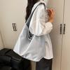 Premium sense simple large capacity tote bag women's new casual lazy style commuter shoulder bag