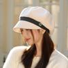 Autumn and Winter Korean Hats for Women British Style Faces with Little Beret Retro Wide Brim Painter Hat Casual Versatile Octagonal Hat