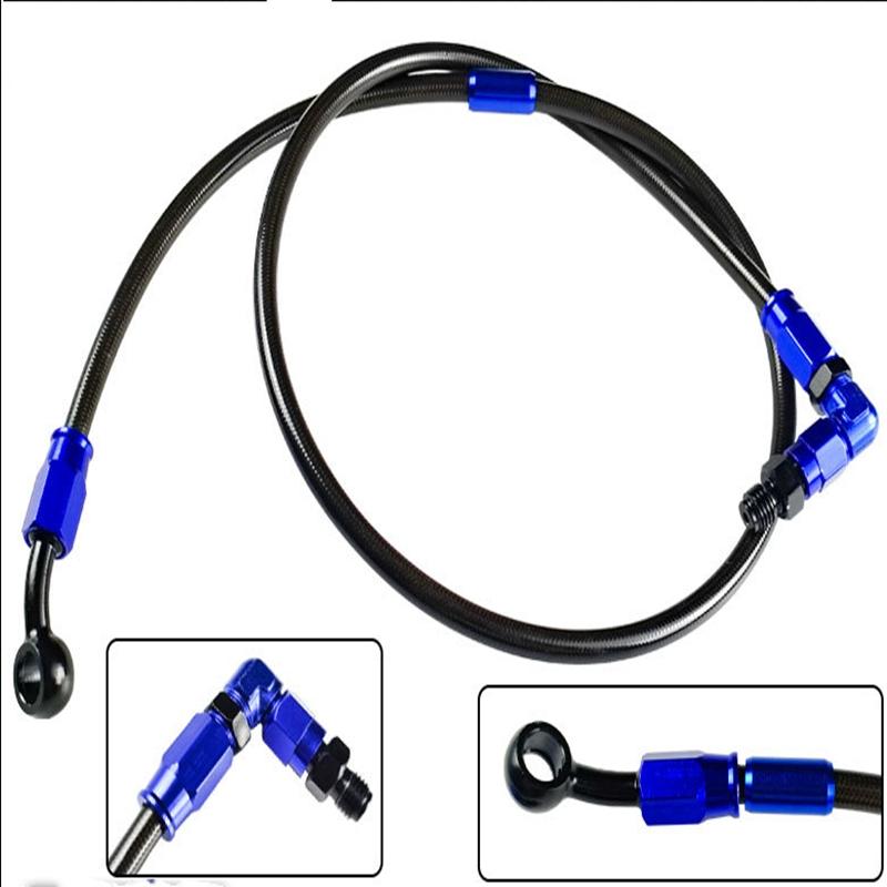 Universal Motorcycle Brake High-Pressure Steel Throat Clutch Oil Hose Line Pipe Hydraulic Reinforced Braided Hose