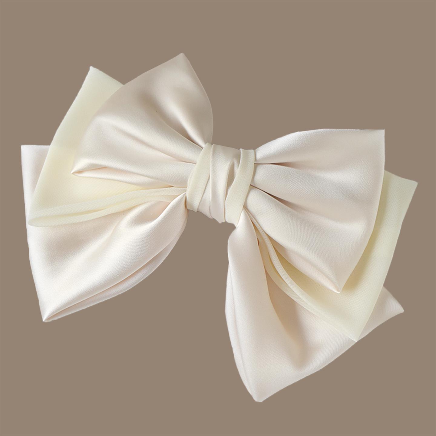 

French High-End Versatile Large Bow Hair Clip for Women - Enhances Updo and Slenderizes Face