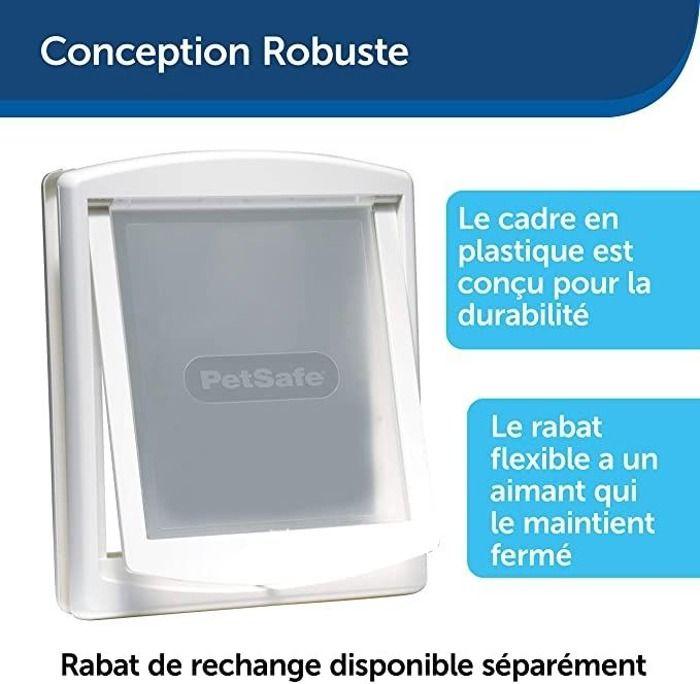 Porte pour chien/chat staywell - petsafe - blanc - taille m