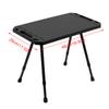Folding Camping Table Adjustable Height Side Table Aluminium Alloy Tactical Table for Outdoor Indoor Picnic BBQ Hiking