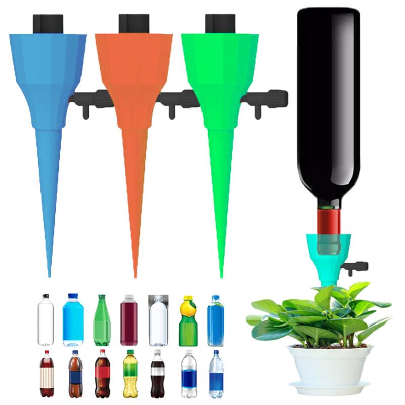 Automatic Drip Irrigation System Self Watering Spike for Flower Plants Greenhouse Garden Adjustable Auto Water Dripper Device