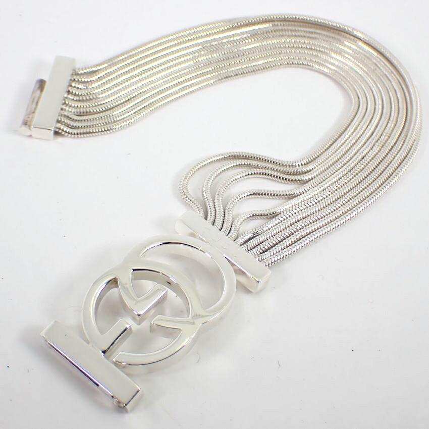 [Pre-owned] GUCCI 925 Interlocking G Bracelet/j60-1
