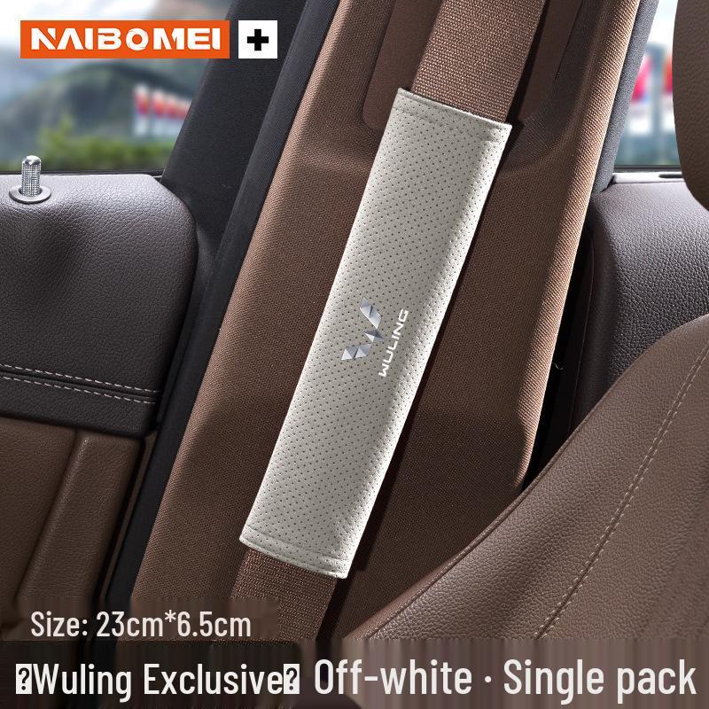 Wuling Car Seat Belt Shoulder Protectors: Prevents Neck Chafing for Hongguang, Rongguang, Kaijie, Xingchen, Xingchi, and Bingo Models.