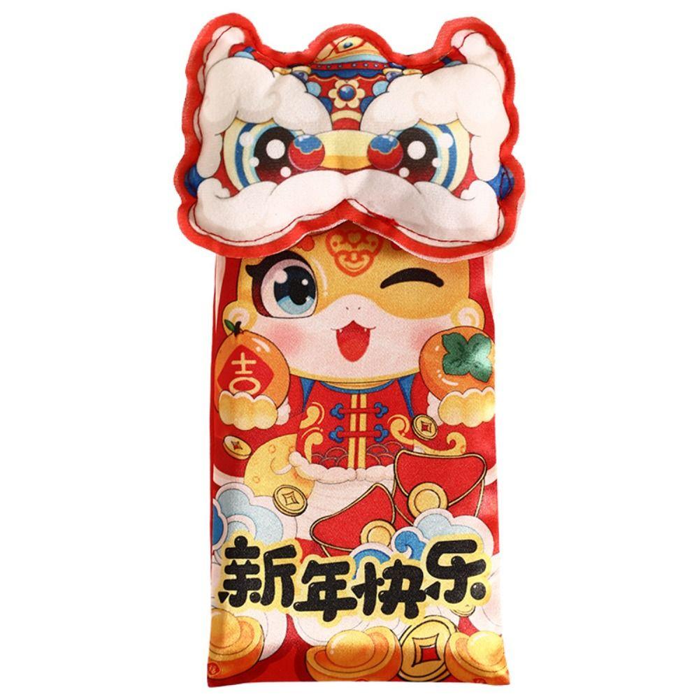 Chinese Style 2025 Snake Year Red Envelopes Blessing Messenger Bag Red Packet  Wedding Birthday