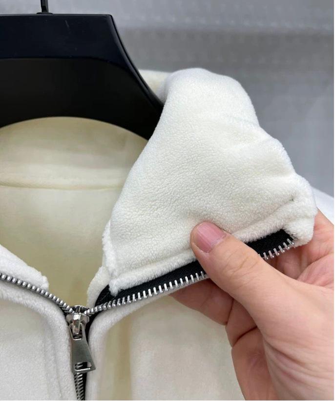 Tommy Herren Polarfleece Reißverschluss Hoodie - Herbst/Winter Sherpa Jacke, Warmer Pullover Basisschicht für mittleres und junges Alter