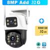 LS VISION 5K 10MP Wifi IP Camera 10X Zoom Dual Lens Outdoor PTZ Security Camera Auto Tracking Smart Home CCTV Cam 360° Video Surveillance