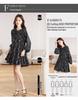 Plus Size Women's Floral Chiffon Dress: Salt-Sweet Autumn Style with Long Sleeves