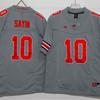Ohio State Buckeyes NCAA Football Jersey 2026 College Team Uniform Embroidered Third Generation Retro Modern Styles