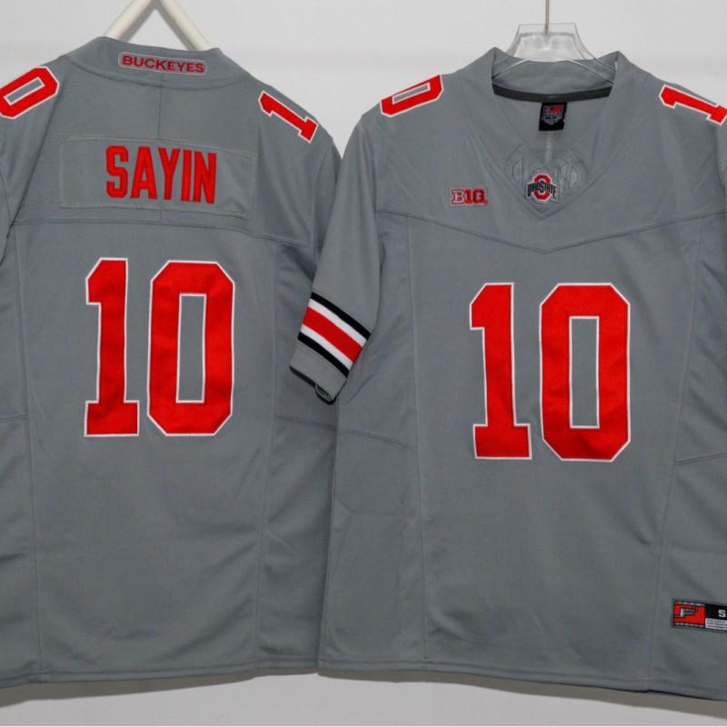 Ohio State Buckeyes NCAA Football Jersey 2026 College Team Uniform Embroidered Third Generation Retro Modern Styles
