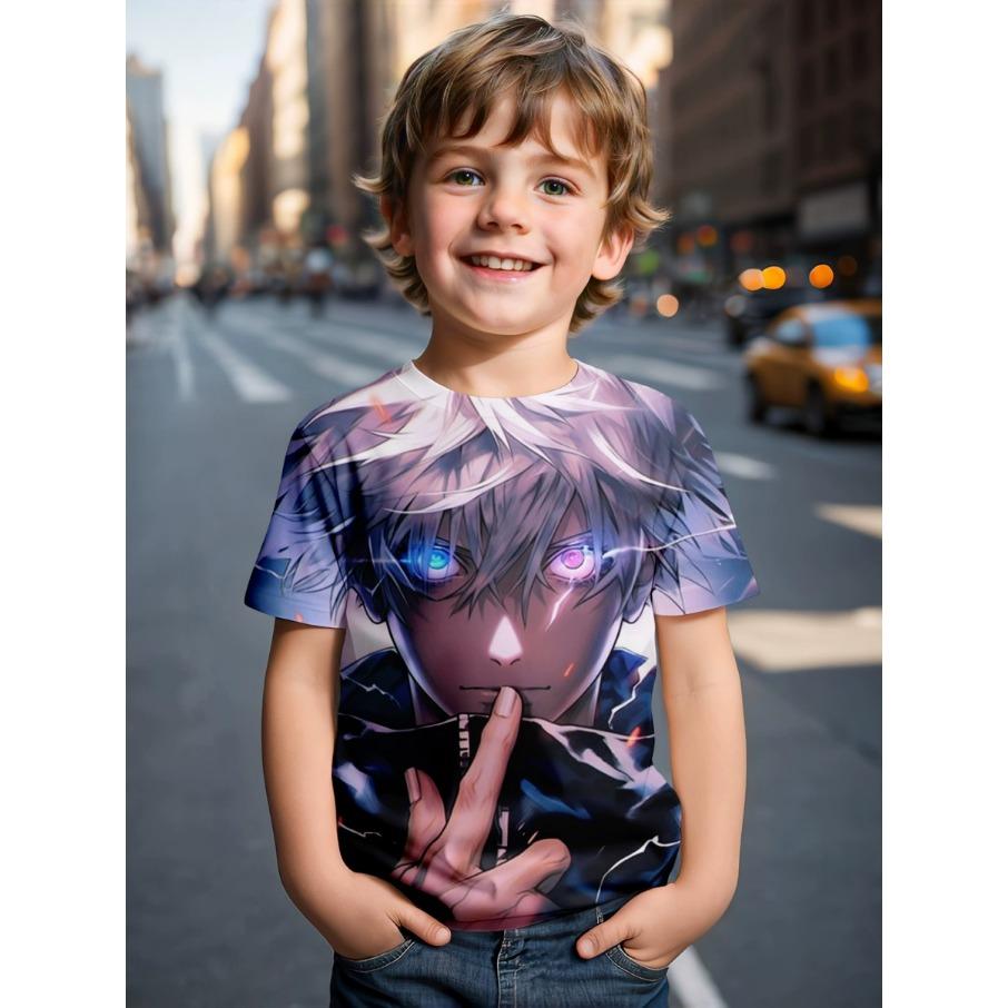 4-15 Years Old T Shirts Cartoon Comfortable Polyester Boys Girls Children Long Sleeve T-Shirt Cartoon 3D Printed T Shirt Kids Clothing