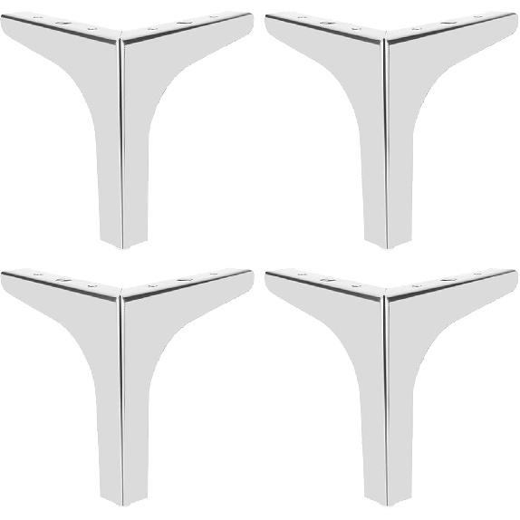 IBOWZ Furniture Leg Sofa Legs 4 Pack of Furniture Legs Metal,Heavy-Duty DIY Table Legs,for Dining Tables,Coffee Tables,Cabinets,Sofas Replacement