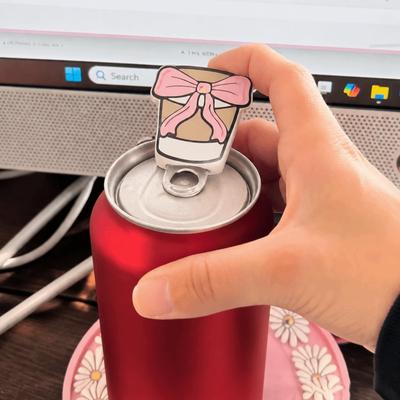 Multi-Function Bottle Opener Keychain 2 In 1 Bow Keychain Bottle Opener