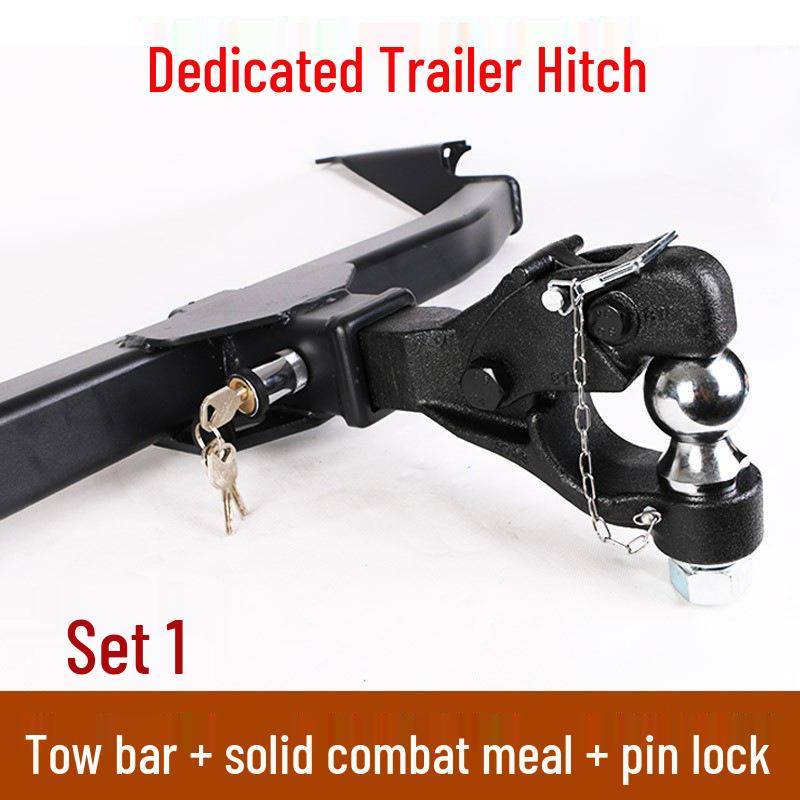 Toyota Fortuner/FJ Cruiser Tow Hook & Bar with Recovery Rack and Rear Trailer Hitch for Yacht