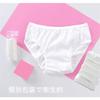 RS SHOP 12-Count Disposable Panties (Size M) Pure White Polyester Cotton Sanitary Hygienic Individually Wrapped Perfect for Travel, Hospitalization, N