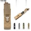 1000D Nylon Tactical Flashlight Pouch - Multifunctional Molle Military Tool Bag Waist Pack