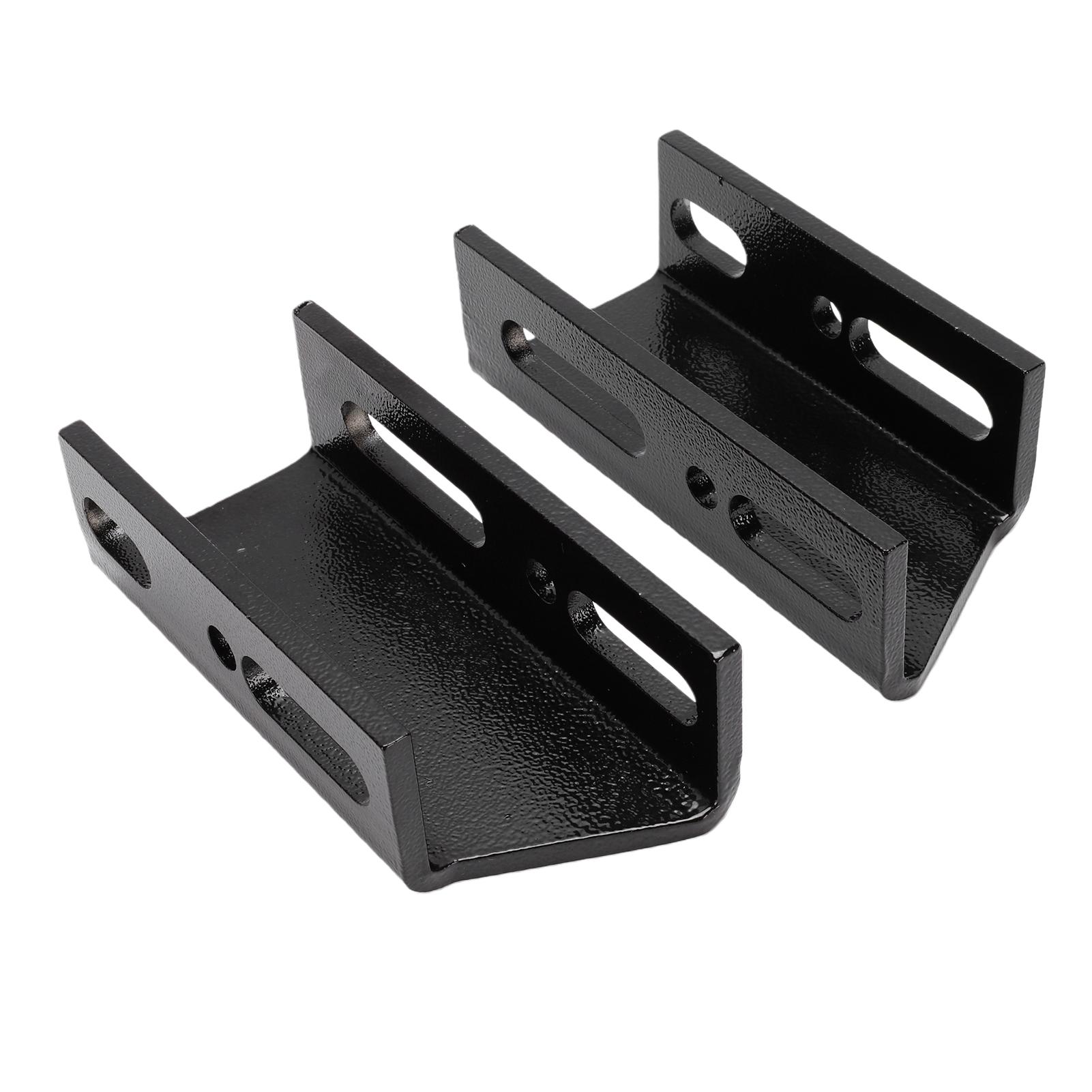 Front Sway Bar Drop Brackets Kit Black High Strength Replacement for Chevy C10 K10 Pickup 1967 1987