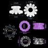 3pcs/set Penis Ring Enhance Dick Erection Delayed Ejaculation Cock Enlargement Lasting Semen Lock Ring Adult Sex Toys