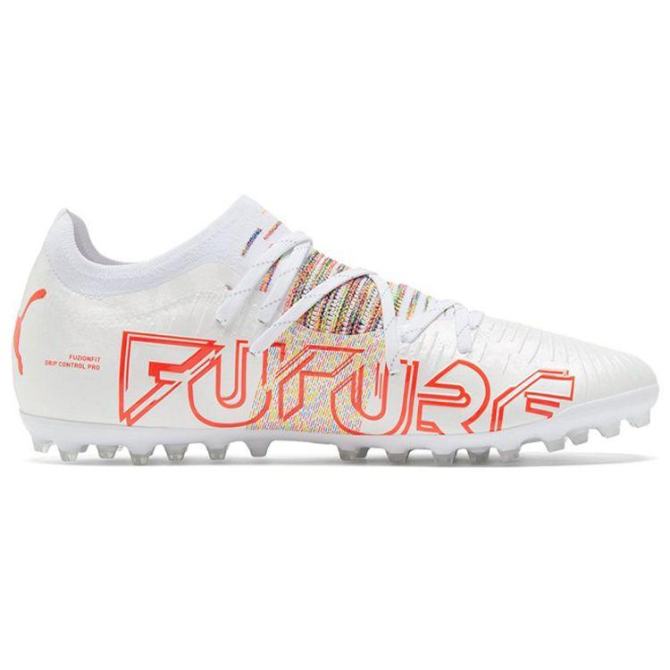 Puma Future Z 2.1 Comfortable Versatile MG (Rubber Short Studs) Artificial Grass Soccer Shoes Men Sneaker White 106380-02