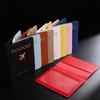 Fashion Leather Passport Cover Hot Sale Simple Women Men Travel Wedding Passport Cover Holder Fashion Wedding Gift