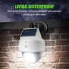 Outdoor Wall Lamp Waterproof 1200mah Lighting Tools Courtyard Lamp Solar Lamp Simulated Monitoring Fake Camera Environmental