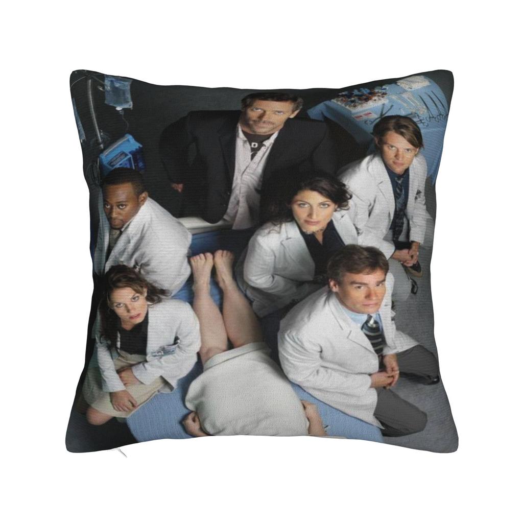 House MD Pillowcase Product Printing Cushion Cover  Pillow Covers Home Decoration Zippered Multiple Sizes