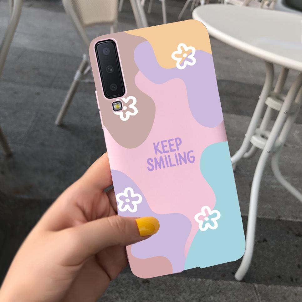 Cases For Samsung Galaxy A7 2018 Cover Silicon Fashion Phone Case Shell For Samsung A7 2018 A750 A750F 6.0" protective Bumper
