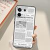 Getaway Car Newspaper Funda For Xiaomi Redmi Note 14 13 10 11 12 15 Pro Plus Case For Redmi 15 14C 12C 10C 13C 15C