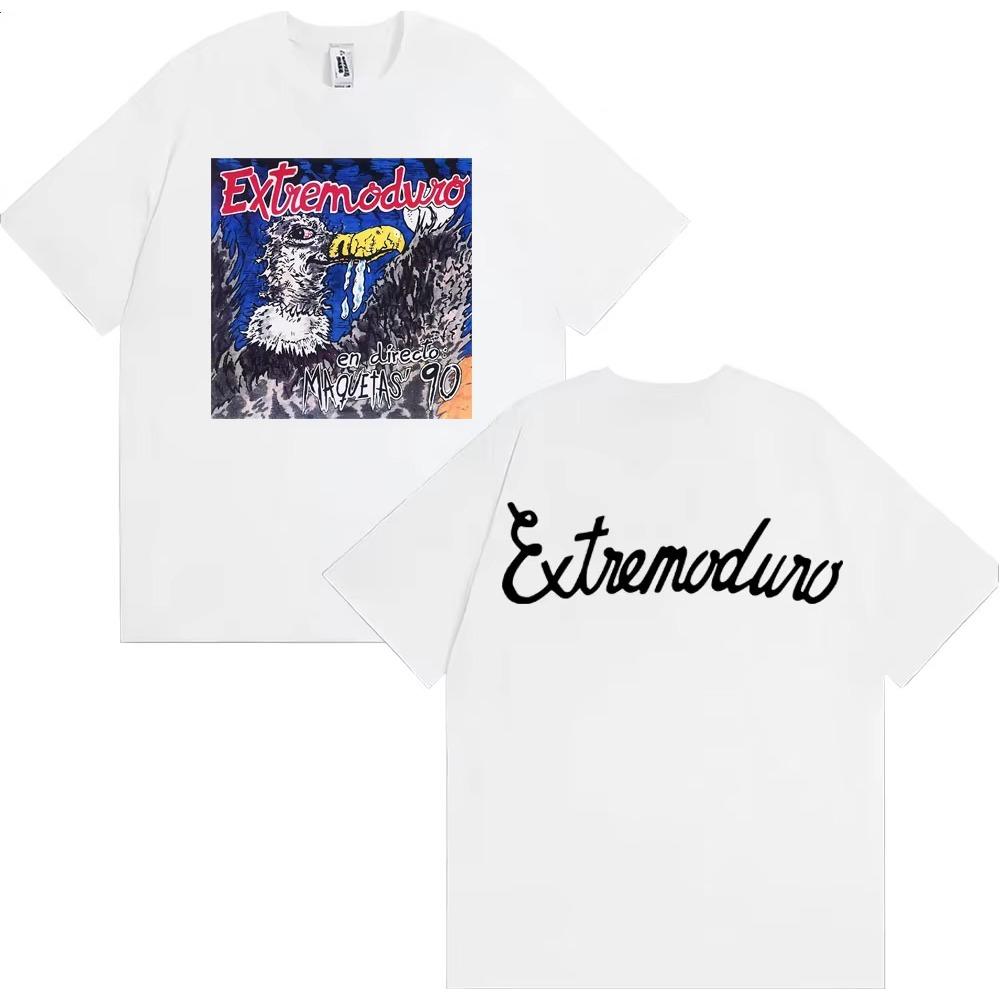 Rock Band Extremoduro En Directo Maquetas' 90 T-shirt Men Women Fashion Hip Hop Street T Shirts Cotton Casual Oversized T Shirts