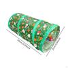 Cat Activity Maze Featuring Christmas Ball, Foldable Indoor Tunnel