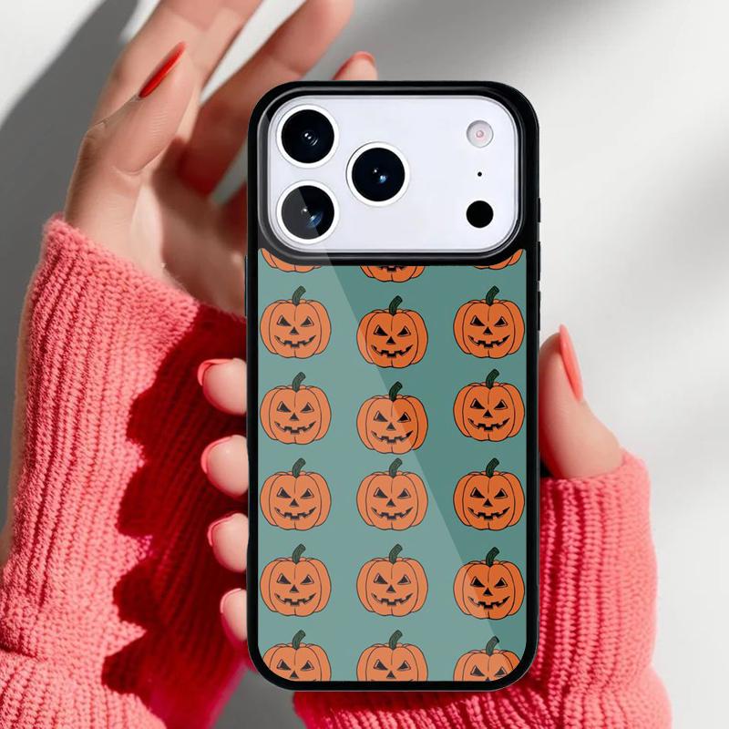 Halloween Pumpkin Phone Case for iPhone 17 16 15 14 13 Pro Max Back Cover for 12 11 Pro Coque