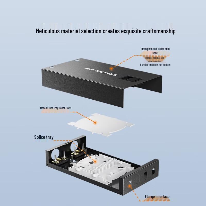 SAMZHE ZDH-SL4K 4-Port Universal Fiber Optic Terminal Box