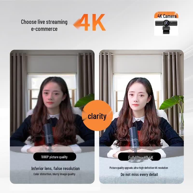 Lenovo Thinkplus 4K Auto-Focus USB Webcam