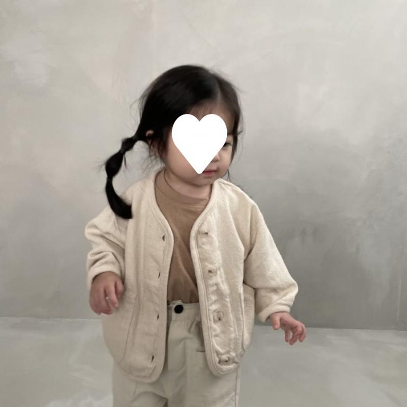Jaqueta Jeans Corta-vento de Gola Redonda Infantil para Primavera e Outono Jaqueta Casual com Botões para Crianças Pequenas e Médias