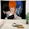 Home  Hot Sale Custom Anime Printed Tapestry Background Decorative Tapestry Wall Hanging Decor Decoration Mural Hippie Tapiz
