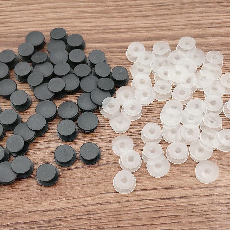 I-shaped Transparent Plastic Shoe Buckle with Letter Design for Garden Shoes