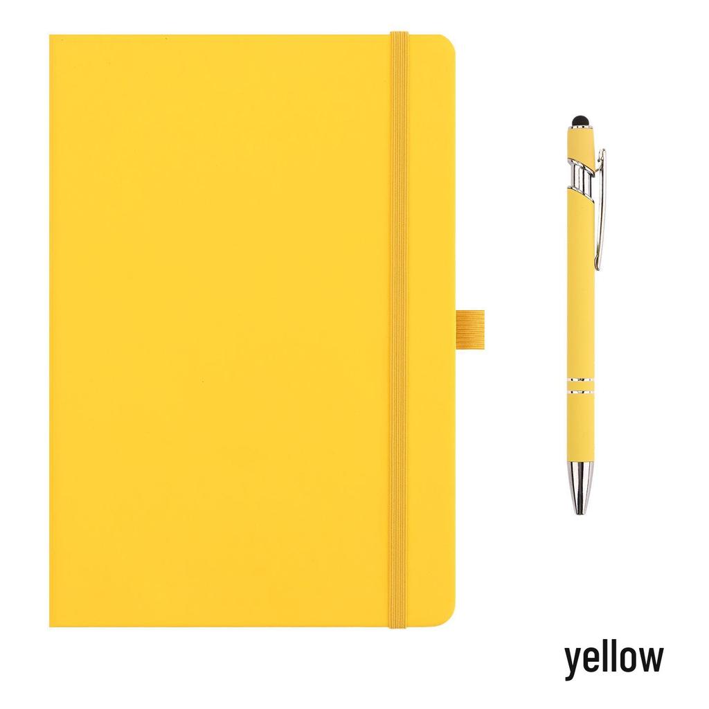 Cross-border A5 Simple PU Hard Cover Business Notebook with Custom Logo