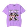 Ladies' Loose Casual Fun Moo Deng Bouncing Pig Print Pure Cotton Short Sleeved Top T-Shirts Women’s