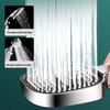 Universal 13cm Shower Head with Not  Clogging Nozzles Universal Shower interfaces ABS for High Pressure Bathroom Use
