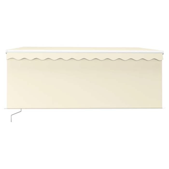Exclusive House - Manual Retractable Awning with Blind 3.5x2.5 M Cream